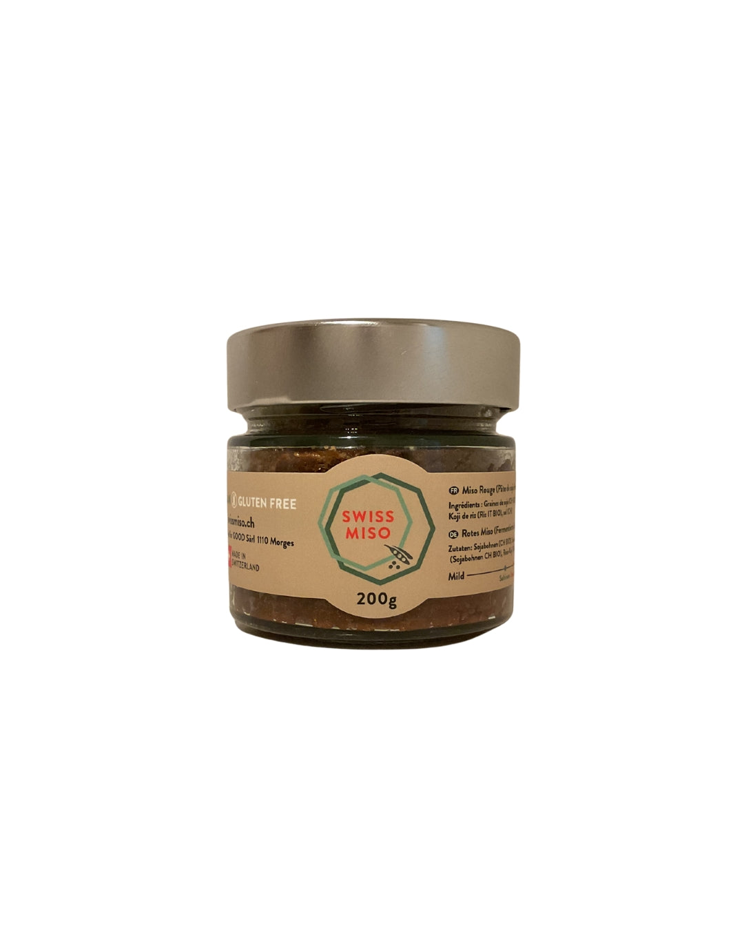 SwissMiso – Miso Rouge (non pasteurisé, 200 g)